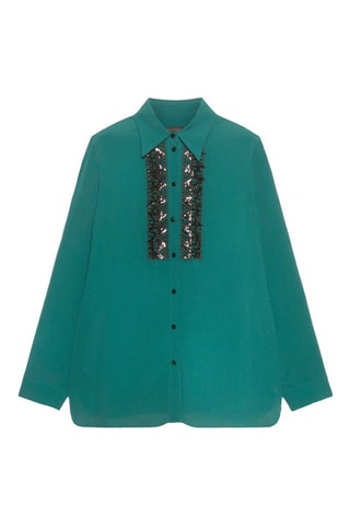 Camisa - Negro y verde