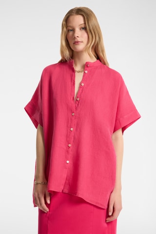 Camisa de lino - Rojo