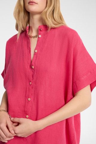 Camisa de lino - Rojo
