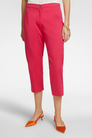 Pantalón pirata de tiro alto - Rojo