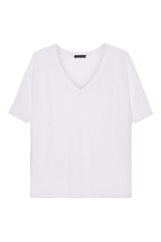 Camiseta oversize de lino