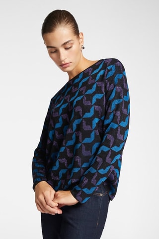 Jersey - Azul, verde y violeta