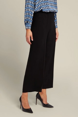 Pantalón recto 7/8 - Negro