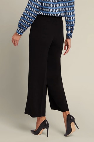Pantalón recto 7/8 - Negro