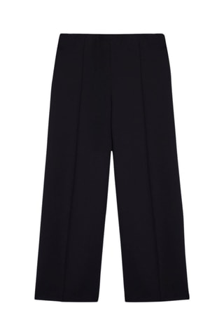 Pantalón recto 7/8 - Negro