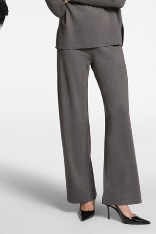 Pantalón de tiro alto - Gris