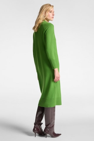 Vestido jersey de lana - Verde
