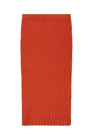 Falda midi - Naranja