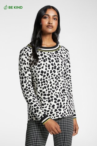 Camiseta - Blanco, negro y amarillo