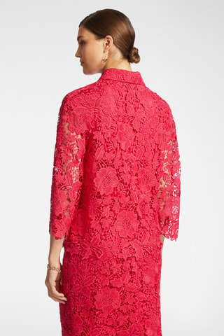 Camisa de encaje - Rojo