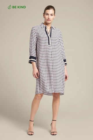 Vestido recto - Blanco
