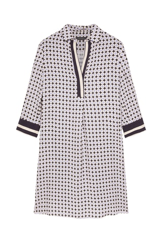 Vestido recto - Blanco