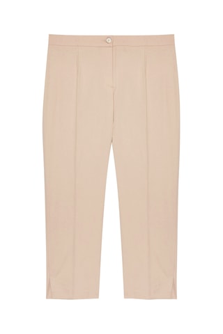 Pantalón pirata de tiro alto - Crudo