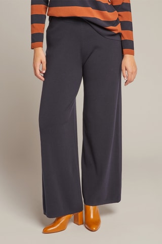 Pantalón de tiro alto - Azul