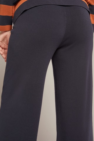 Pantalón de tiro alto - Azul