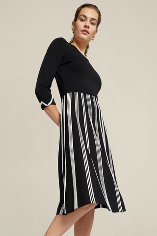 Vestido midi - Blanco