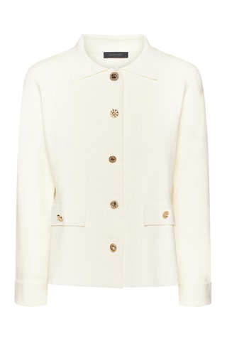 Chaqueta de lana - Blanco