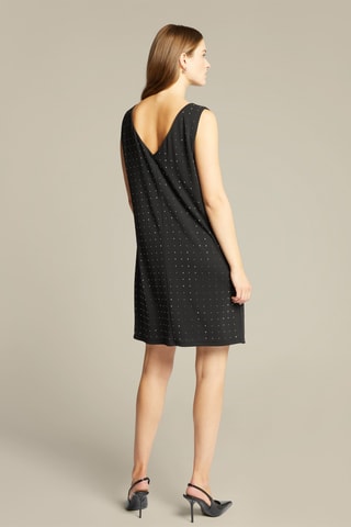 Vestido recto - Negro