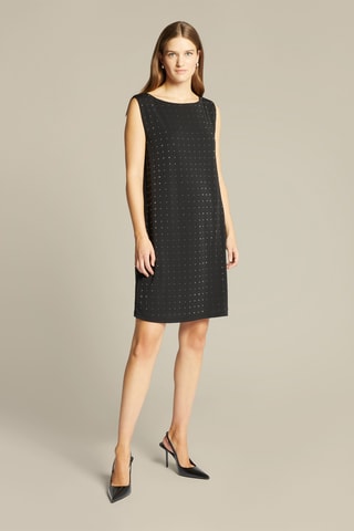 Vestido recto - Negro