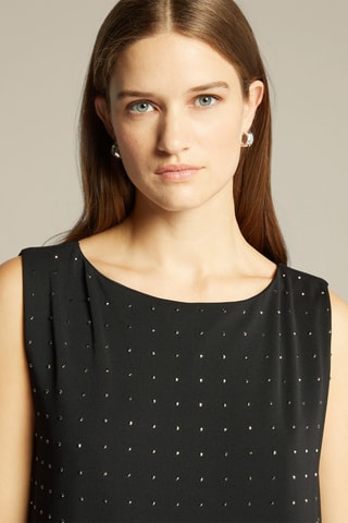 Vestido recto - Negro