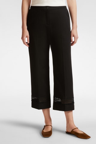 Pantalón 7/8 de tiro alto - Negro