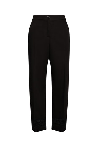 Pantalón 7/8 de tiro alto - Negro