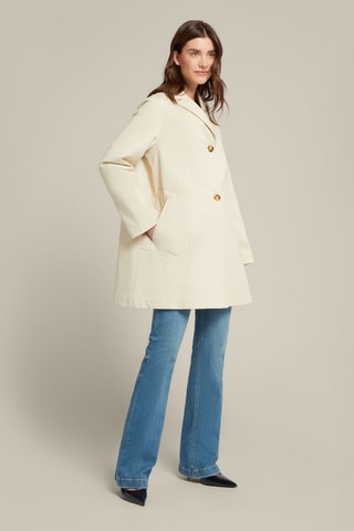 Chaqueta larga - Crudo