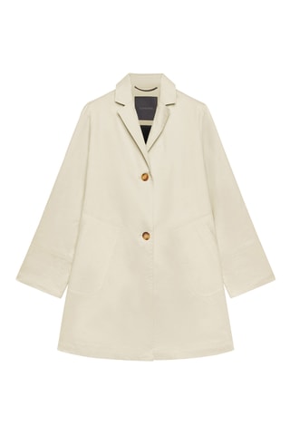 Chaqueta larga - Crudo