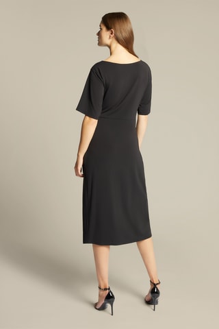 Vestido cruzado - Negro