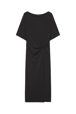 Vestido cruzado - Negro