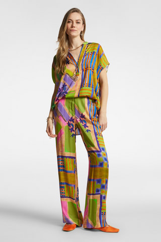 Pantalón recto - Multicolor