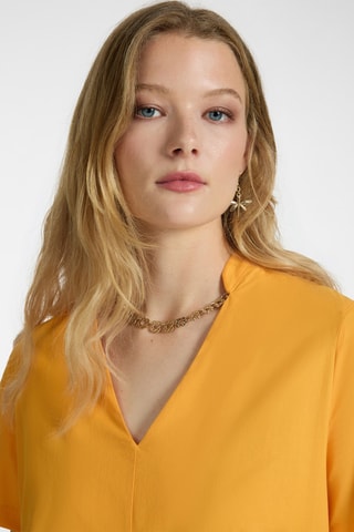Vestido midi - Naranja
