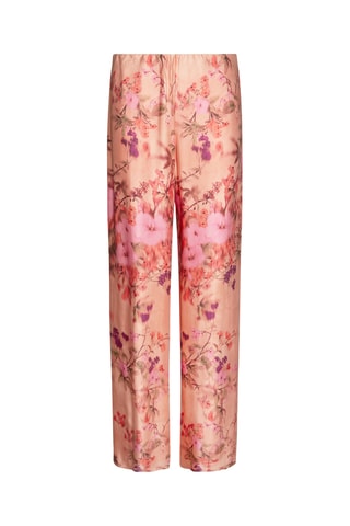 Pantalón recto de tiro alto - Multicolor
