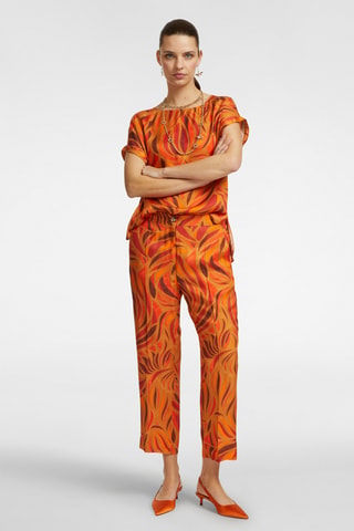 Pantalón 7/8 de tiro alto - Multicolor