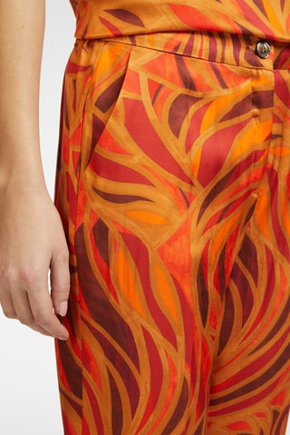 Pantalón 7/8 de tiro alto - Multicolor