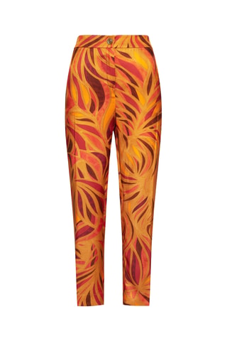 Pantalón 7/8 de tiro alto - Multicolor