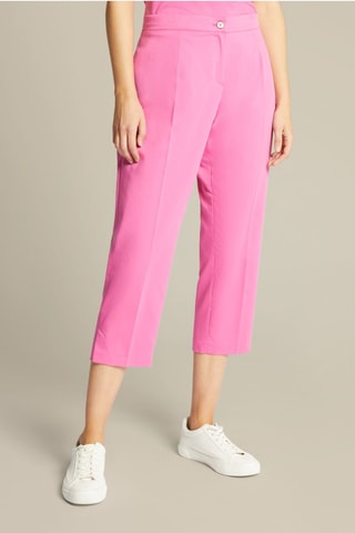 Pantalón pirata recto - Rosa