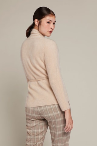 Cárdigan de lana y cachemir - Beige