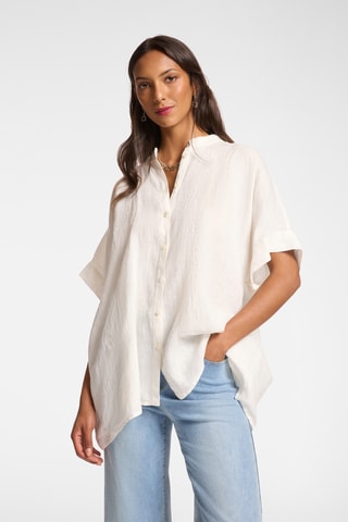 Camisa de lino - Blanco