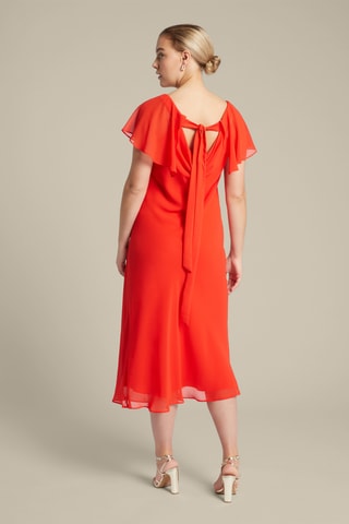 Vestido midi - Rojo