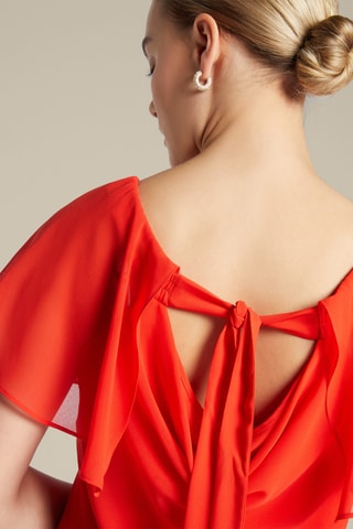 Vestido midi - Rojo