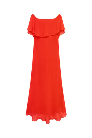 Vestido midi - Rojo
