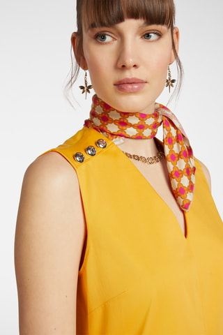 Vestido trapecio - Naranja