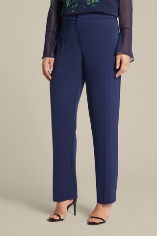 Pantalón de tiro alto - Azul