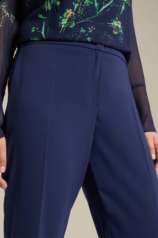 Pantalón de tiro alto - Azul