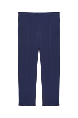 Pantalón de tiro alto - Azul