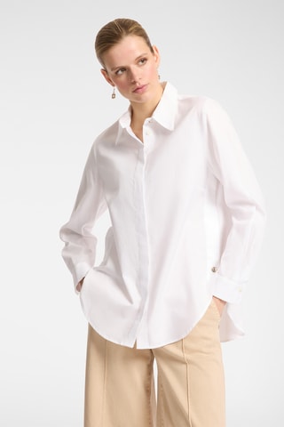 Camisa amplia - Blanco