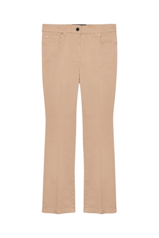 Pantalón recto - Beige