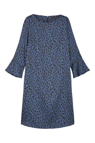 Vestido recto - Negro y azul