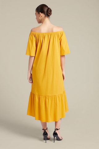 Vestido midi - Amarillo